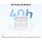 HUAWEI FreeBuds SE 2 - Auriculares 40 Horas de Batería, Compactos y Cómodos, Protección IP54 contra el Polvo y Las Salpicaduras, Bluetooth 5.3, Sonido Estable, iOS y Android, Ceramic White - Imagen 2