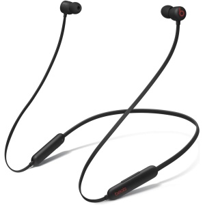 Beats Auriculares inalámbricos Flex – Chip Apple W1, Auriculares magnéticos, Bluetooth de Clase 1, 12 Horas de Sonido ininterrumpido - Negro