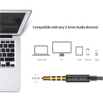GAMURRY Auriculares In Ear con Microfono,Auriculares con Bajos potentes,Soporte Control de Volumen de Llamadas(Clavija de 3,5 mm) para Samsung,Xiaomi,Huawei,LG,Google Pixel etc-Negro - Imagen 6