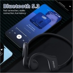 IFECCO Auriculares Conducción Osea Natacion - IP68 Resistente al Agua Auriculares para Nadar Inalámbricos,Auriculares Abiertos con Micrófono con 32G Mp3 para Natacion Correr Ciclismo - Imagen 6