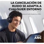Soundcore de Anker Space One Auriculares Cancelación Ruido Activa Adaptativa, Cascos Inalambricos Bluetooth Reducción de Voz Humana 2X más Fuerte, 40H ANC, Control de App, LDAC Hi-Res Wireless Audio - Imagen 3