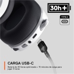 SteelSeries Arctis 7+ - Wireless auriculares gaming - 2,4 GHz sin pérdidas - Batería con 30 horas de autonomía - Para PC, PS5, PS4, Mac, Android y Switch - Blanco - Imagen 4