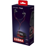 Trust Gaming GXT 408 Cobra Auriculares para Gaming, Micrófono Dual, Multiplataforma, Cable de 1.2 m, Ganchos de Oreja Flexibles, para Consola, Portátil, Teléfono, Tableta - Negro - Imagen 11