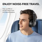 Soundcore Q20i Cascos Inalámbricos Bluetooth con Cancelación de Ruido Activa Híbrida by Anker, Reproducción ANC 40 Horas, Hi-Res Audio, Personalización vía App, Modo Transparencia, Graves Profundos - Imagen 2