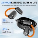 Auriculares Open Ear, Auriculares de conducción aérea inalámbricos Bluetooth 5.4,IPX4 Resistente al Agua, micrófonos DNC, Graves potentes, Headphones Abiertos Ideales para Deportes y Fitness - Imagen 5