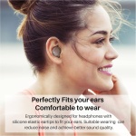 TOZO NC9 Auriculares Bluetooth con cancelación Activa Control táctil 5.0 en la Oreja Auriculares estéreo con Estuche de Carga, de micrófono Integrados Bajos Profundos Premium para Deportes Marrón - Imagen 2