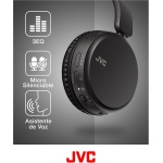 JVC Cascos Inalámbricos de Diadema Auriculares con Bluetooth 5.2, Micrófono, 35h de Batería, 3 Modos de Sonido y Ecualizador. Ligeros, Graves potentes y diseño Ajustable, HA-Z37W-B (Negro) - Imagen 6