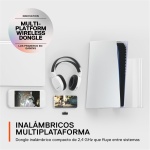 SteelSeries Arctis 7+ - Wireless auriculares gaming - 2,4 GHz sin pérdidas - Batería con 30 horas de autonomía - Para PC, PS5, PS4, Mac, Android y Switch - Blanco - Imagen 3