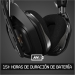 ASTRO Gaming A50 Auriculares inalámbricos para gaming y estación-base de carga, 4a gen, control de balance de juego, voz, 2.4 GHz, 15m alcance, Xbox Series X y S, Xbox One, PC - Negro/Oro - Imagen 6