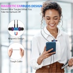 Auriculares para XiaoMi Redmi Note 13 Pro 12 Pro 11S 11 Pro 10 5G, Magnetic Auriculares con Cable Audifonos de 3,5MM Jack con Micrófono para Samsung A14 A13 A23 A12 Galaxy A52S A32 iPad OPPO Motorola - Imagen 3