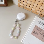 eglixu Funda para auriculares Xiaomi Redmi Buds 4 Lite, bonita flor de dibujos animados transparente de TPU para Redmi Buds 4 Lite con pulsera de flores - Imagen 5