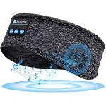 BASHIR HOUSE Auriculares Inalámbricos Bluetooth. Auriculares Deportivos para Dormir: Sumérgete en el Entrenamiento, Correr y Yoga con Altavoces Integrados (Color Gris Oscuro) - Imagen 1