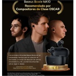 Baseus Auriculares Inalambricos Bluetooth 5.3 con Cancelación Ruido Activa Híbrida -48dB, 140H de Reproducción, Resistente al Agua IPX6, 4 Micrófonos ENC, Baja Latencia 0,038s - Bowie MA10 - Imagen 2