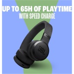 JBL Auriculares inalámbricos circumaurales Live 670NC, con tecnología Bluetooth y cancelación adaptativa de Ruido, hasta 65 Horas de reproducción, Azul - Imagen 11