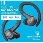 JLab Go Air Sport - Auriculares Bluetooth Deportivos, Auriculares Inalambricos Deportivos - 32 Horas Autonomia, Auriculares Deportivos Sonido EQ3 Resistente al Sudor, Audifonos Inalambricos, Grafito - Imagen 2