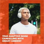 JBL Auriculares inalámbricos circumaurales Live 770NC, con tecnología Bluetooth y cancelación adaptativa de Ruido, hasta 65 Horas de reproducción, Negro - Imagen 10