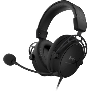 HyperX Cloud Alpha S – Auriculares para juegos, para PC, sonido envolvente 7.1, graves ajustables, controladores de doble cámara, mezclador del chat, micrófono con cancelación del ruido