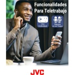 JVC Auriculares Inalámbricos Cancelación de Ruido - Compact True Wireless Earbuds Bluetooth 5.2, Modo Baja Latencia, Batería con 21H de reproducción, Resistencia al Agua (IPX4) HA-Z330T-W (Blanco) - Imagen 6