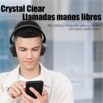Falebare Cascos Inalambricos Bluetooth, Auriculares Cancelacion Ruido, Auriculares Inalambricos Bluetooth Diadema con Graves Profundos, 100 h para Adultos, Viajes, Casa, Oficina - Imagen 3