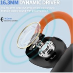 Auriculares Open Ear, Auriculares de conducción aérea inalámbricos Bluetooth 5.4,IPX4 Resistente al Agua, micrófonos DNC, Graves potentes, Headphones Abiertos Ideales para Deportes y Fitness - Imagen 3
