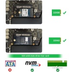 eMagTech M.2 NVME SSD Convert Tarjeta adaptadora compatible con MacBook Pro A1708 2016-2017 no táctil Bar-Version Latop piezas de repuesto - Imagen 2