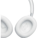 JBL Auriculares inalámbricos circumaurales Live 770NC, con tecnología Bluetooth y cancelación adaptativa de ruido, hasta 65 horas de reproducción, blanco - Imagen 6