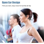 LOBKIN Auriculares Conduccion Osea, Cascos Oseos Inalambricos, Auriculares Deportivos Bluetooth Open Ear para Fitness, Conducir, Correr - Imagen 2