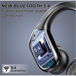 Auriculares Inalámbricos Deportivos, Nueva Auriculares Bluetooth 5.4 con HD Mic, 75H Cascos Inalambricos Bluetooth HiFi Estéreo, Cancelacion Ruido ENC Auriculares Running, IP7 Impermeable/Pantalla LED - Imagen 2