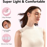 Auriculares Inalámbricos Bluetooth, Auriculares Bluetooth 5.3, 4 Mic con Reducción de Ruido ENC, 50H con Graves, Cascos Inalambricos Bluetooth IP7 Impermeable, Carga Rápida USB-C, Ajuste Cómodo - Imagen 6