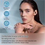 Auriculares Inalámbricos, Mini Auriculares Bluetooth 5.4 con Modo de Suspensión, HiFi Estéreo Cascos Inalambricos Bluetooth con Cancelación de Ruido, 47H Auriculares para dormir, Control Táctil - Imagen 5