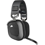 Corsair HS80 RGB WIRELESS Auriculares Inalámbricos para Juegos Multiplataforma RGB - Dolby Atmos - Micrófono Omnidireccional - Compatible con iCUE - PC, Mac, PS5, PS4 - Carbono - Imagen 3