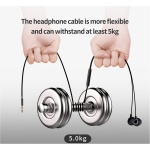 GAMURRY Auriculares In Ear con Microfono,Auriculares con Bajos potentes,Soporte Control de Volumen de Llamadas(Clavija de 3,5 mm) para Samsung,Xiaomi,Huawei,LG,Google Pixel etc-Negro - Imagen 8