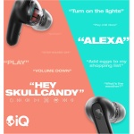 Skullcandy Rail Auriculares In-Ear Inalámbricos, 42 h de Autonomía, Skull-iQ, con Alexa Habilitada, Micrófono, Compatibles con iPhone Android y Dispositivos Bluetooth - Negro - Imagen 5