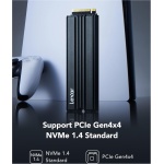 Lexar NM790 SSD Interno 2TB con Disipador de Calor, M.2 2280 PCIe Gen4x4 NVMe SSD, hasta 7400 MB/s de Lectura, 6500 MB/s de Escritura, Unidad de Estado Sólido para PS5, PC (LNM790X002T-RN9NG) - Imagen 3