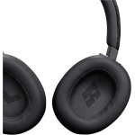 JBL Auriculares inalámbricos circumaurales Live 770NC, con tecnología Bluetooth y cancelación adaptativa de Ruido, hasta 65 Horas de reproducción, Negro - Imagen 6