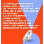 JBL Auriculares inalámbricos circumaurales Live 670NC, con tecnología Bluetooth y cancelación adaptativa de Ruido, hasta 65 Horas de reproducción, Azul - Imagen 12