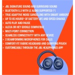JBL Auriculares inalámbricos circumaurales Live 770NC, con tecnología Bluetooth y cancelación adaptativa de Ruido, hasta 65 Horas de reproducción, Negro - Imagen 12