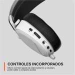 SteelSeries Arctis 7+ - Wireless auriculares gaming - 2,4 GHz sin pérdidas - Batería con 30 horas de autonomía - Para PC, PS5, PS4, Mac, Android y Switch - Blanco - Imagen 9
