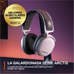 SteelSeries Arctis 7+ - Wireless auriculares gaming - 2,4 GHz sin pérdidas - Batería con 30 horas de autonomía - Para PC, PS5, PS4, Mac, Android y Switch - Blanco - Imagen 2