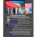 Auriculares USB Tipo C, In Ear Auriculares USB C con MicróFono y Control de Volumen para Samsung S22 S21 FE S20 S10,Huawei P40 P30 P20 Pro, Xiaomi, iPad Pro, Google Pixel, Oneplus (Rojo) - Imagen 4