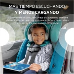 Belkin auriculares inalámbricos para niños SoundForm Mini con micrófono, cascos supraaurales para la enseñanza en línea, la escuela y viajar, compatibles con iPhone, iPad, Galaxy y otros, blancos - Imagen 4