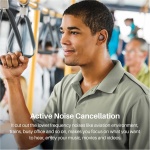 TOZO NC9 Auriculares Bluetooth con cancelación Activa Control táctil 5.0 en la Oreja Auriculares estéreo con Estuche de Carga, de micrófono Integrados Bajos Profundos Premium para Deportes Marrón - Imagen 5