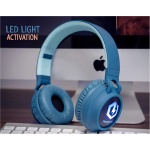 PowerLocus Auriculares Bluetooth de Diadema para niños, Cascos Bluetooth Inalámbricos, Auditiva Límite de 85DB, Sonido Estéreo, con Micrófono, Micro SD, Plegable, Estuche Cascos para Movil, Tablet,PC - Imagen 5