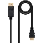 Cable conversor displayport a hdmi nanocable - Imagen 1