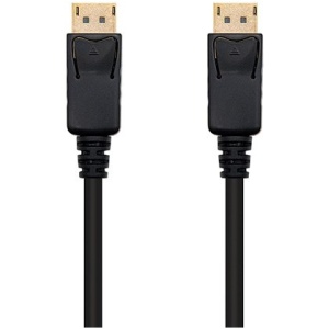 Cable displayport nanocable 2m macho - macho negro