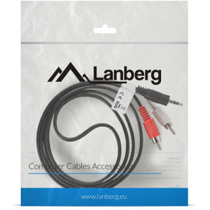 Cable estereo lanberg mini jack 3.5mm