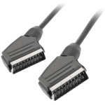 Cable euroconector lanberg macho macho 1.8m - Imagen 1