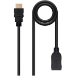 Cable hdmi 2.0 nanocable 1m macho - hembra - Imagen 1