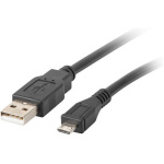 Cable usb lanberg 2.0 macho micro - Imagen 1