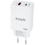 Cargador pared tooq doble usb - c + - Imagen 1
